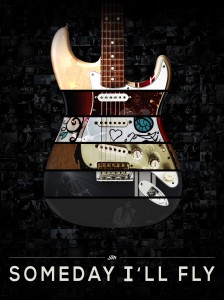 John Mayer Strat Guitar Montage Poster Complete