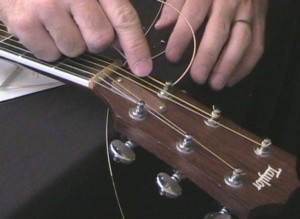 winding the low E string