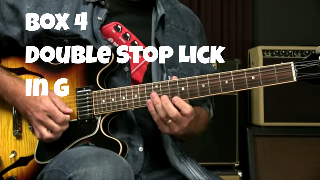 Double stops. Blues Guitar Lessons.