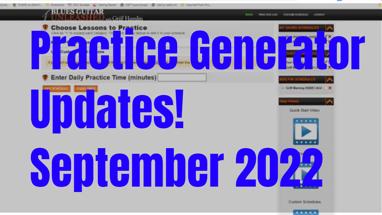 September 2022 Practice Generator Update