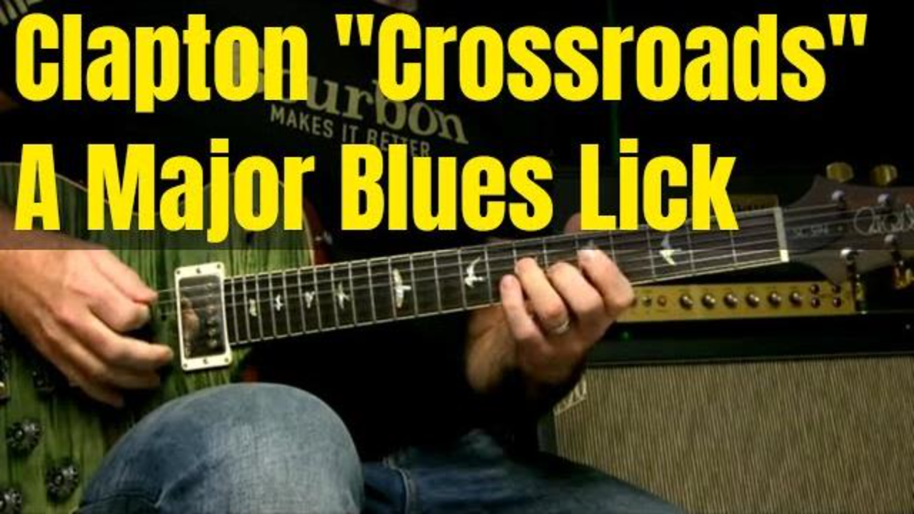 Cream Era Clapton Crossroads Major Blues Lick