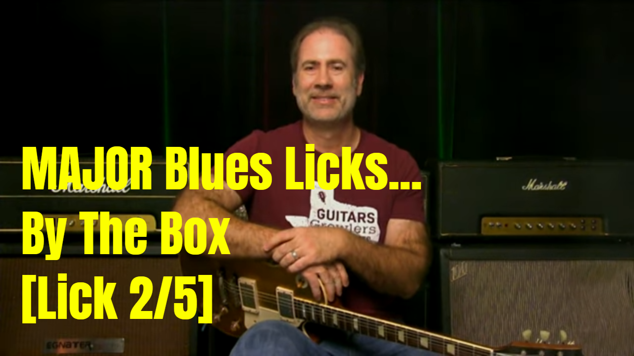 [50MAJ-SBLBTB] Major Slow Blues Lick 2