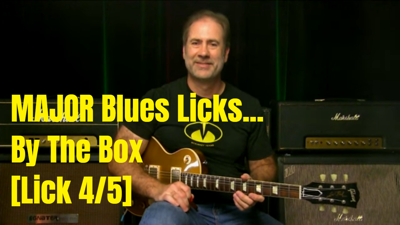 [50MAJ-SBLBTB] Major Slow Blues Lick Box 4