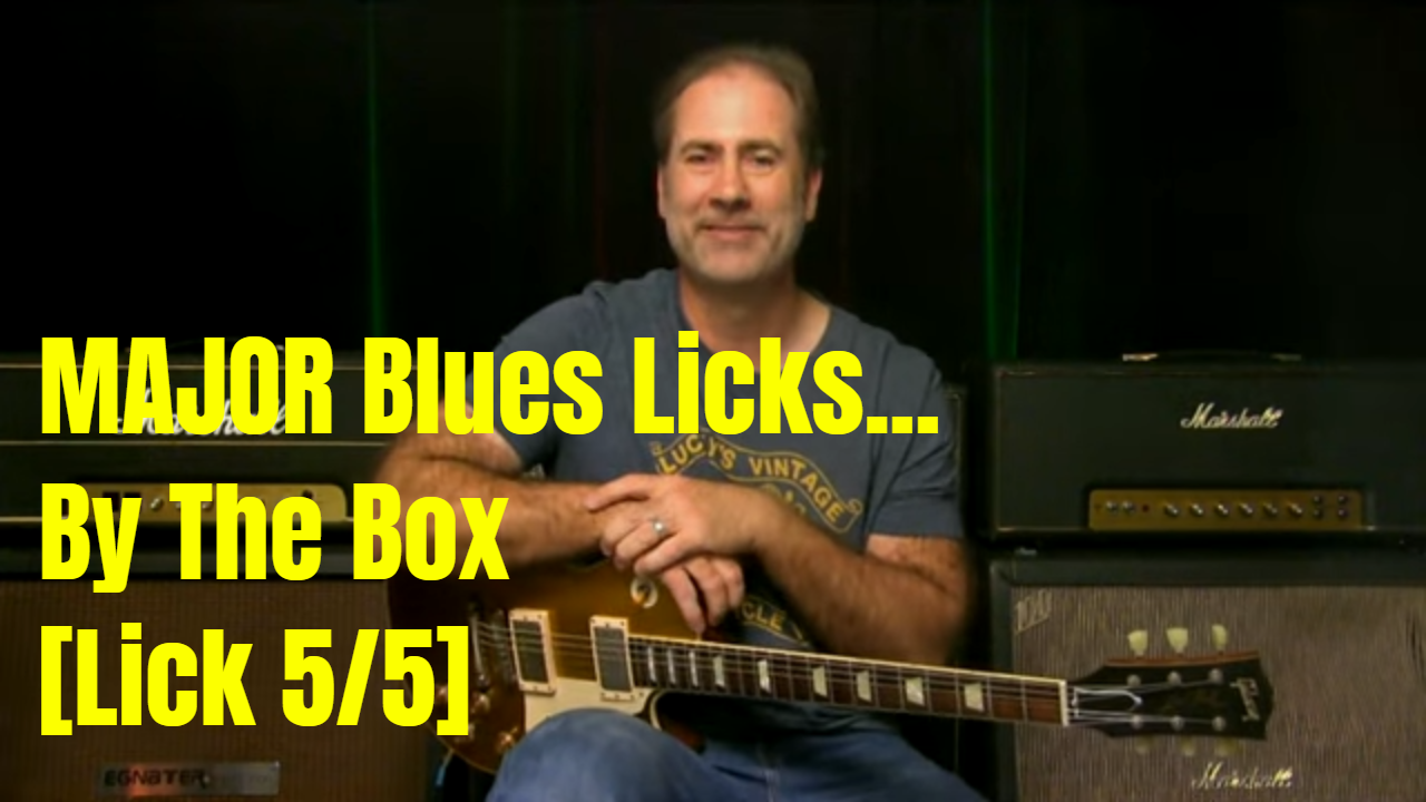 [50MAJ-SBLBTB] Major Slow Blues Lick 5/5