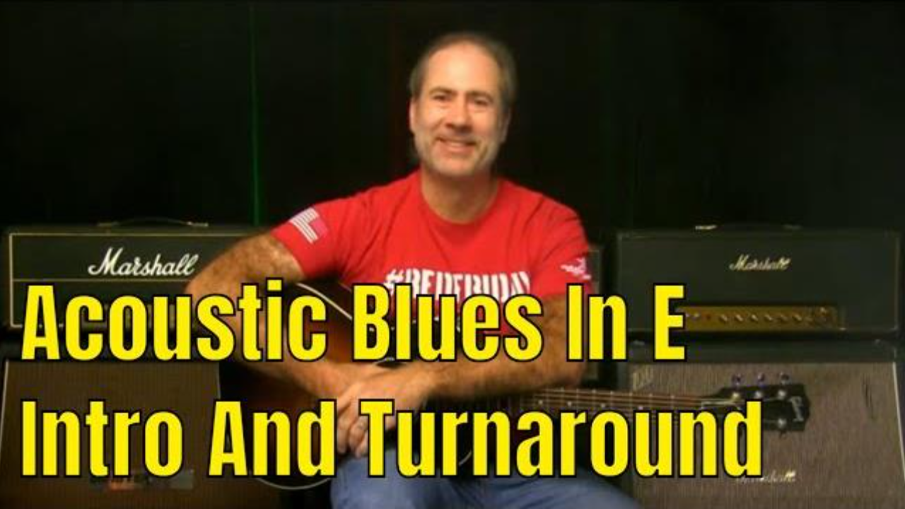 Acoustic Blues Intro In E