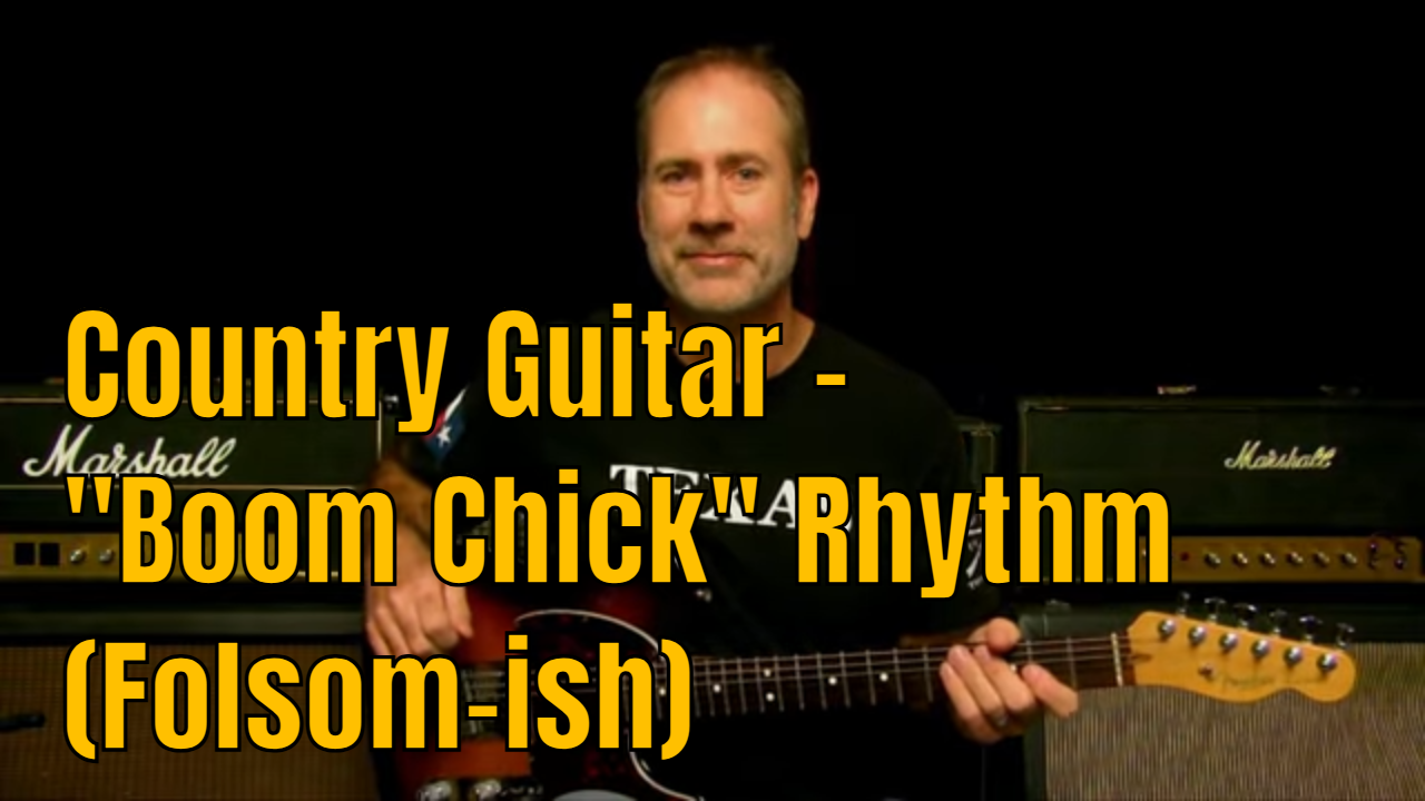 The “Boom-Chick” Country Guitar Rhythm