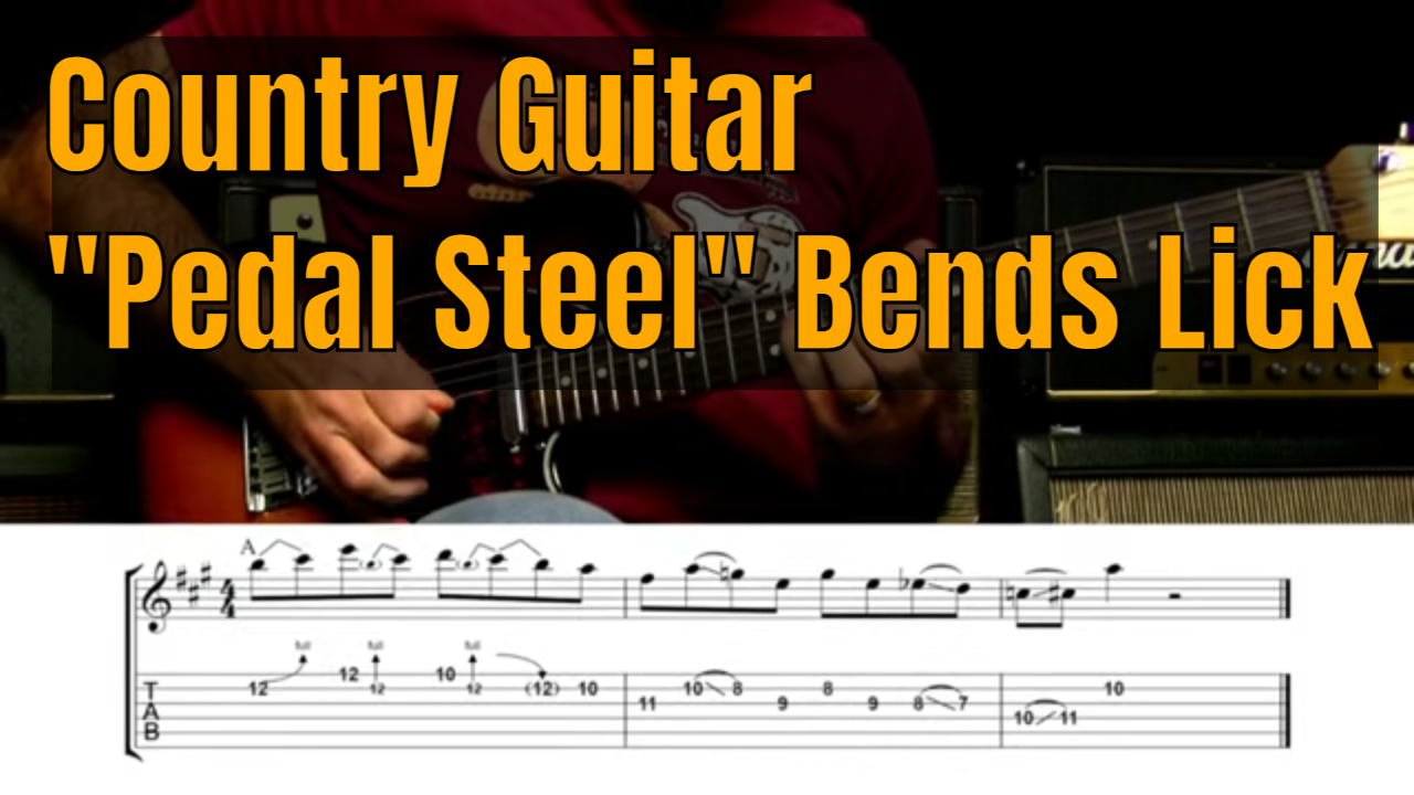 Country Guitar Pedal Steel Lick