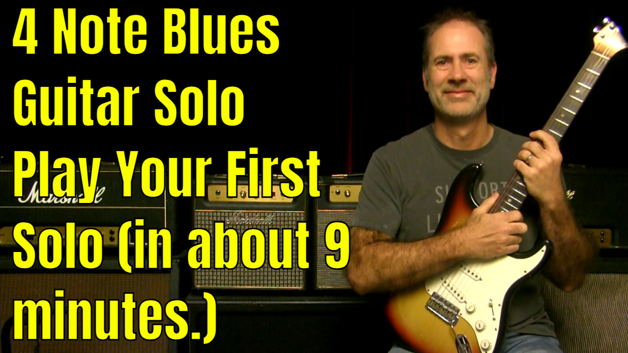 Your First 4 Note Blues Solo (maybe)