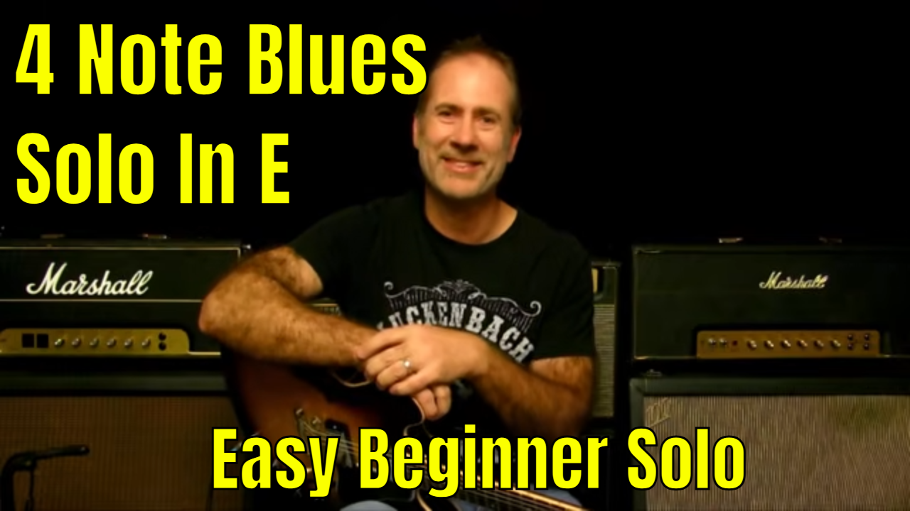 4 Note Solo In E For Beginners