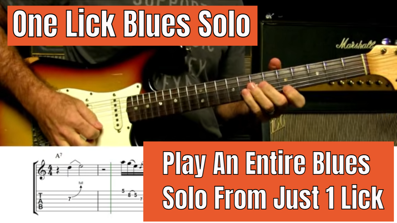 A One Lick Guitar Solo