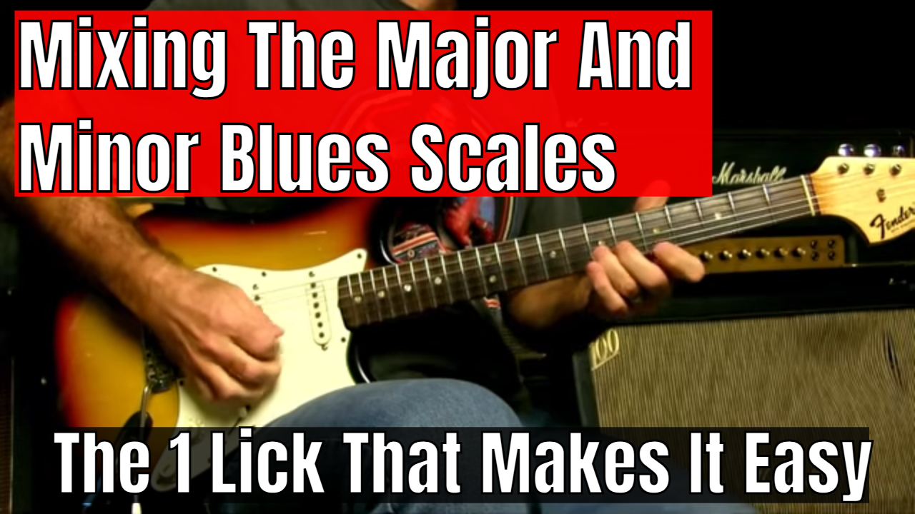 Slow Blues Switching Sounds Lick