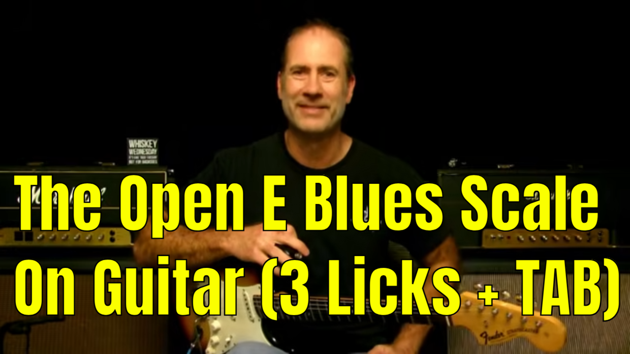 The “Open E” Blues Scale Position